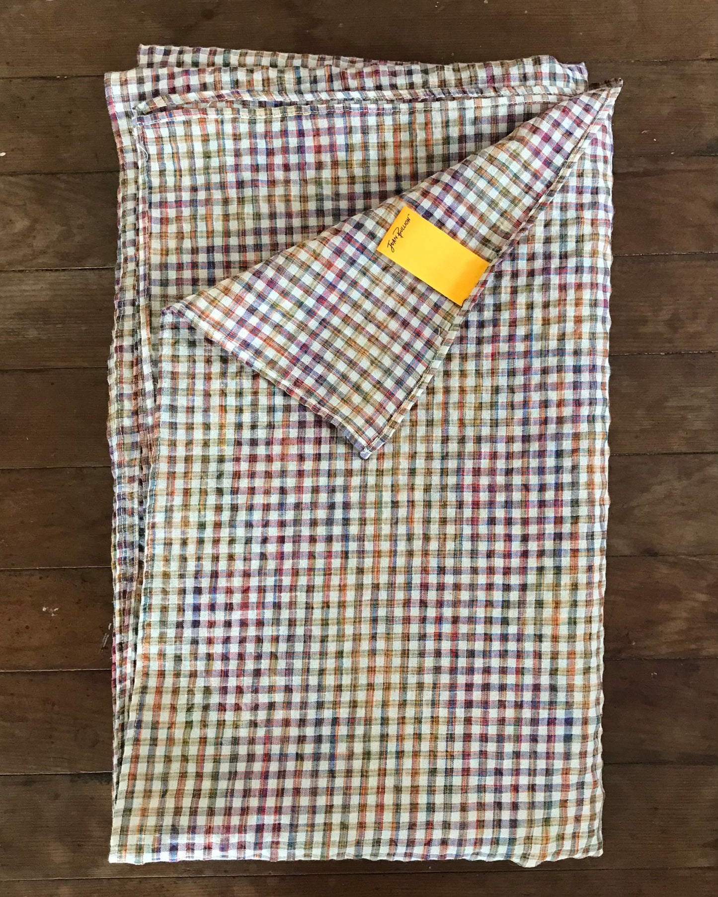 Checka Seersucka Bedrock Cloth