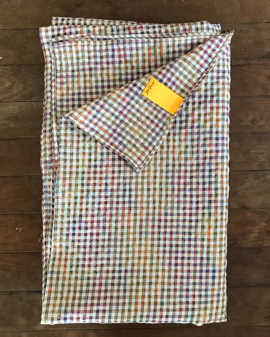 Checka Seersucka Bedrock Cloth