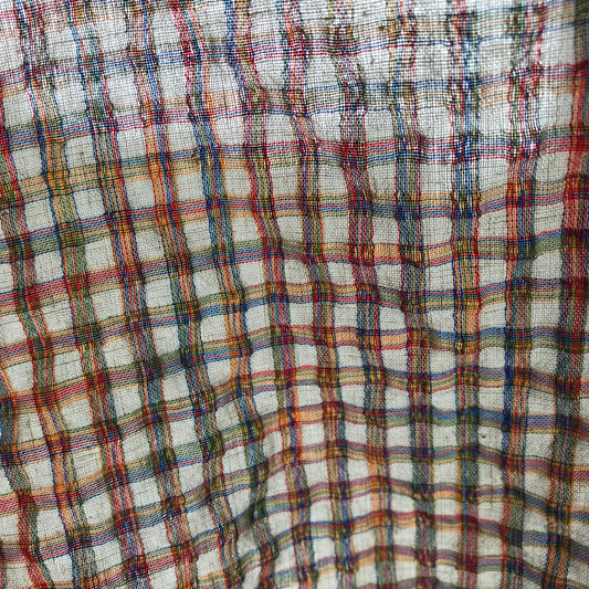 Checka Seersucka Bedrock Cloth